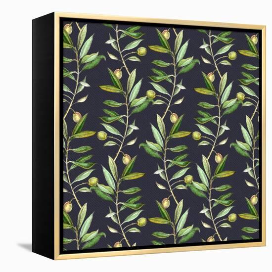 Olive branches, 2017-Andrew Watson-Framed Premier Image Canvas