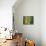 Olive Green Abstract-Alma Levine-Mounted Art Print displayed on a wall
