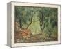 Olive Grove in the Moreno Garden, 1884-Claude Monet-Framed Premier Image Canvas