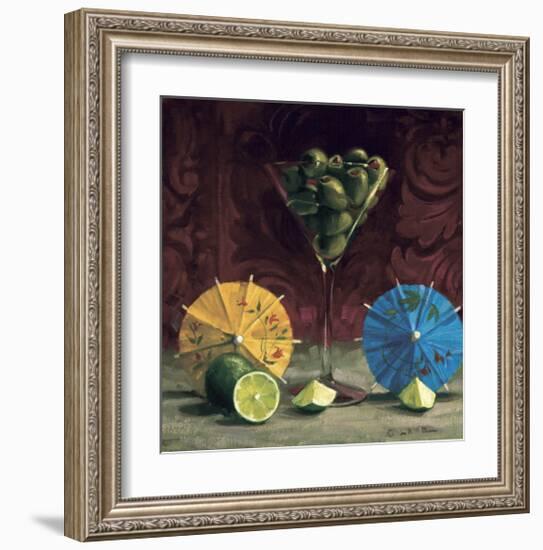 Olive Martini-Cathy Lamb-Framed Giclee Print