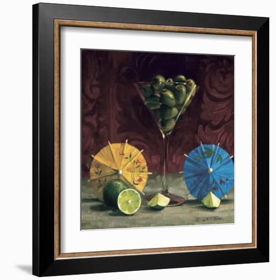 Olive Martini-Cathy Lamb-Framed Giclee Print