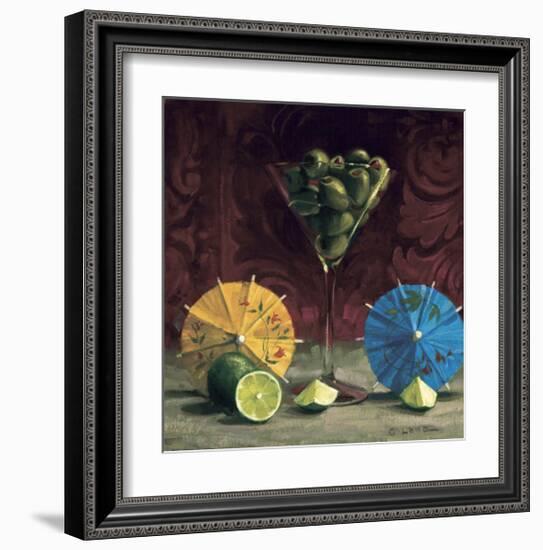 Olive Martini-Cathy Lamb-Framed Giclee Print