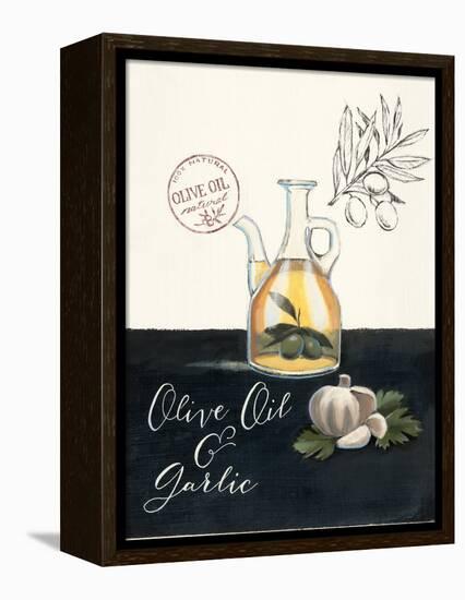 Olive Oil and Garlic No Border-Marco Fabiano-Framed Stretched Canvas