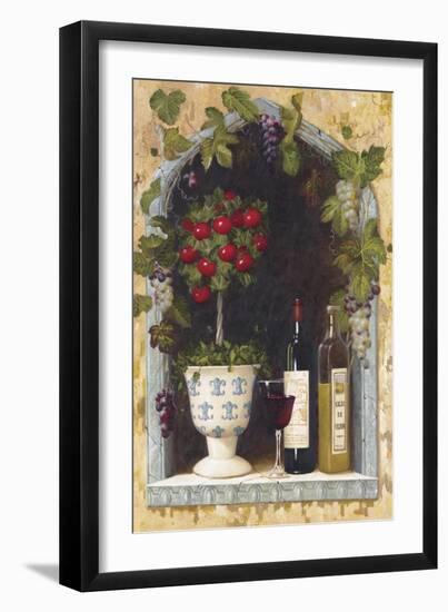 Olive Oil and Wine Arch II-Welby-Framed Art Print