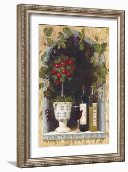 Olive Oil and Wine Arch II-Welby-Framed Art Print