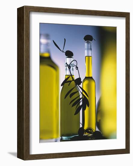 Olive Oil in Bottles-Luzia Ellert-Framed Photographic Print