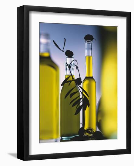 Olive Oil in Bottles-Luzia Ellert-Framed Photographic Print