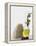 Olive Oil in Carafe, Olives and Piece of White Bread-null-Framed Premier Image Canvas