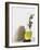 Olive Oil in Carafe, Olives and Piece of White Bread-null-Framed Photographic Print