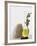 Olive Oil in Carafe, Olives and Piece of White Bread-null-Framed Photographic Print