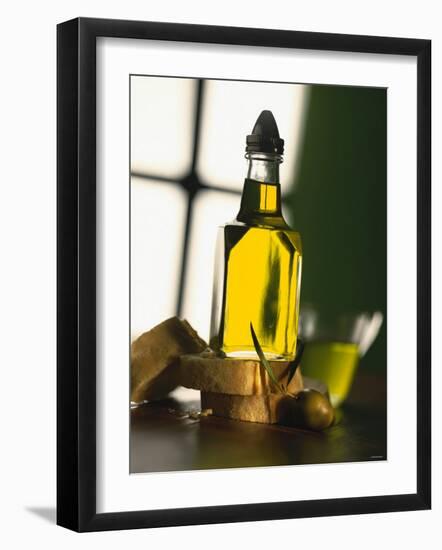 Olive Oil with Slices of Bread-Luzia Ellert-Framed Photographic Print