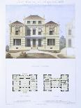Roman House, from 'Town and Country Houses Based on the Modern Houses of Paris', C.1864-Olive-Framed Giclee Print