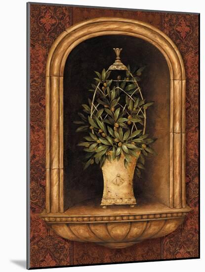 Olive Topiary Niches I-Pamela Gladding-Mounted Art Print