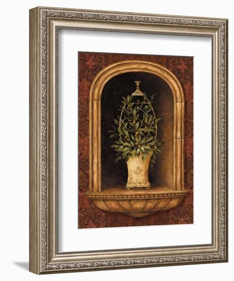 Olive Topiary Niches I-Pamela Gladding-Framed Art Print