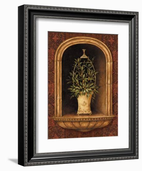 Olive Topiary Niches I-Pamela Gladding-Framed Art Print