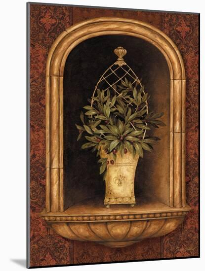 Olive Topiary Niches II-Pamela Gladding-Mounted Art Print