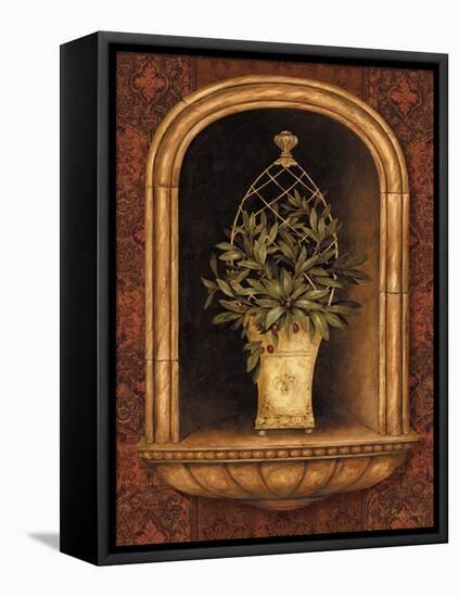 Olive Topiary Niches II-Pamela Gladding-Framed Stretched Canvas