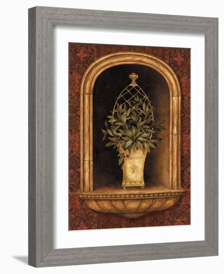 Olive Topiary Niches II-Pamela Gladding-Framed Premium Giclee Print