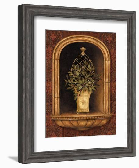 Olive Topiary Niches II-Pamela Gladding-Framed Art Print