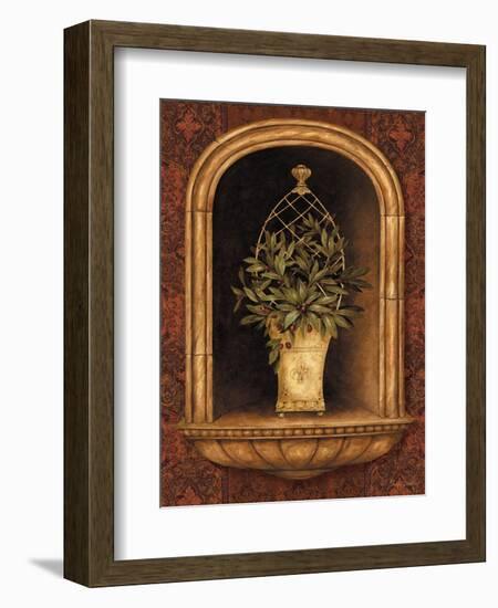 Olive Topiary Niches II-Pamela Gladding-Framed Art Print