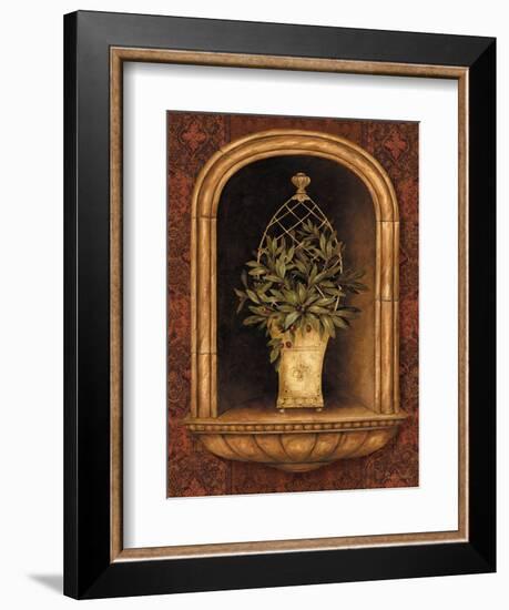 Olive Topiary Niches II-Pamela Gladding-Framed Art Print