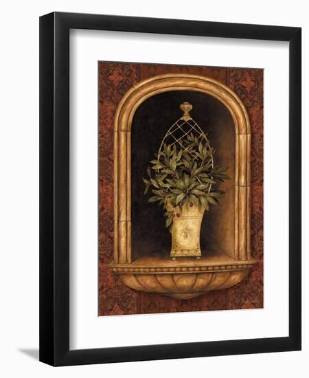 Olive Topiary Niches II-Pamela Gladding-Framed Art Print