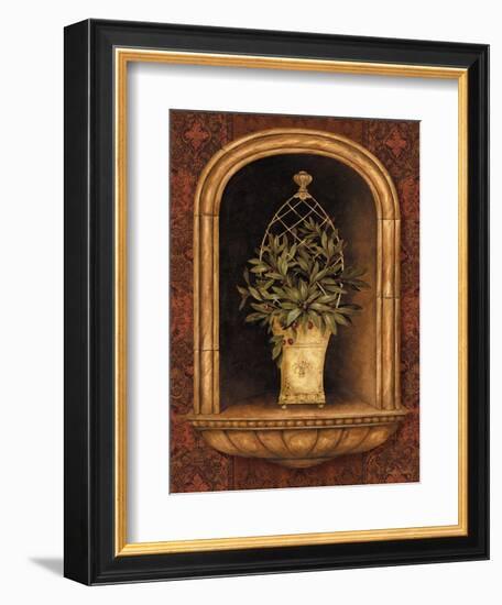 Olive Topiary Niches II-Pamela Gladding-Framed Art Print