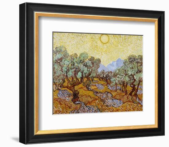 Olive Trees, 1889-Vincent van Gogh-Framed Art Print