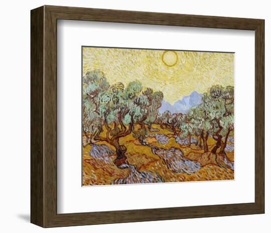 Olive Trees, 1889-Vincent van Gogh-Framed Art Print