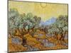 Olive Trees, 1889-Vincent van Gogh-Mounted Giclee Print