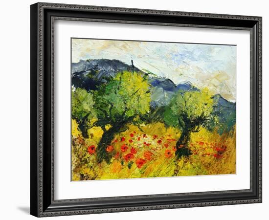 Olive trees 45-Pol Ledent-Framed Art Print