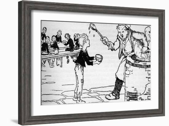 Oliver Asks for More, 1937-Anne Anderson-Framed Giclee Print