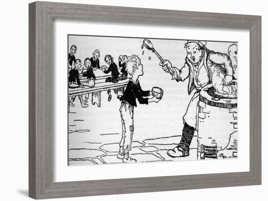 Oliver Asks for More, 1937-Anne Anderson-Framed Giclee Print