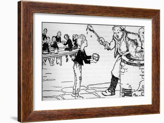 Oliver Asks for More, 1937-Anne Anderson-Framed Giclee Print