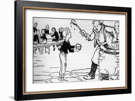 Oliver Asks for More, 1937-Anne Anderson-Framed Giclee Print