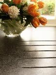 Close Up of Red Tulip Flower Arrangement on Granite Draining Board-Oliver Beamish-Photo