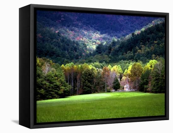 Oliver Cabin GSMNP, TN-J.D. Mcfarlan-Framed Premier Image Canvas