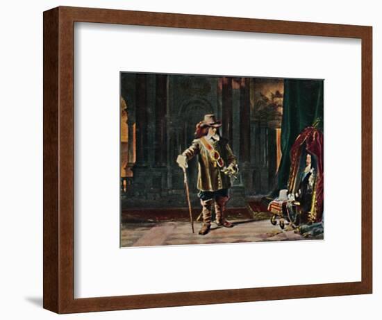 'Oliver Cromwell 1599-1658. - Gemälde von Schrader', 1934-Unknown-Framed Giclee Print