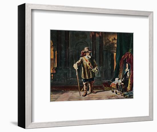 'Oliver Cromwell 1599-1658. - Gemälde von Schrader', 1934-Unknown-Framed Giclee Print