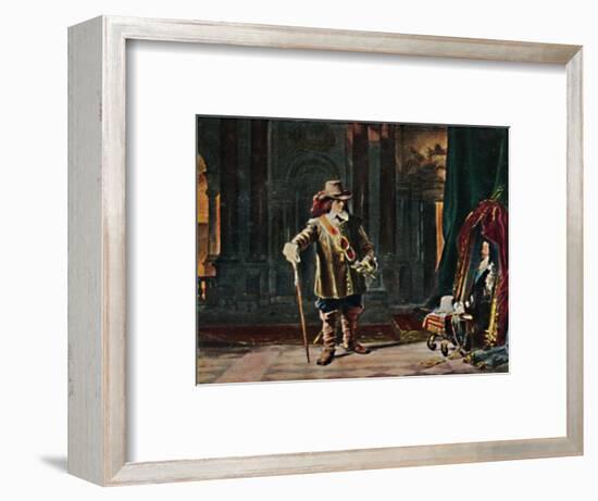 'Oliver Cromwell 1599-1658. - Gemälde von Schrader', 1934-Unknown-Framed Giclee Print