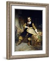 Oliver Cromwell, 1867-Emanuel Leutze-Framed Giclee Print