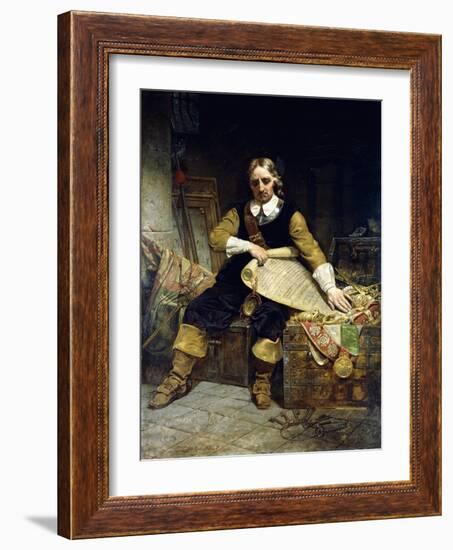 Oliver Cromwell, 1867-Emanuel Leutze-Framed Giclee Print