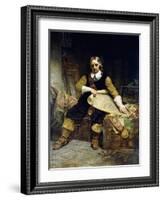 Oliver Cromwell, 1867-Emanuel Leutze-Framed Giclee Print