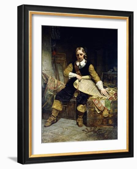 Oliver Cromwell, 1867-Emanuel Leutze-Framed Giclee Print