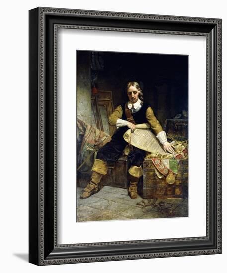 Oliver Cromwell, 1867-Emanuel Leutze-Framed Giclee Print