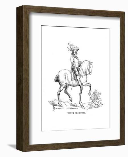 'Oliver Cromwell', c1870-Unknown-Framed Giclee Print