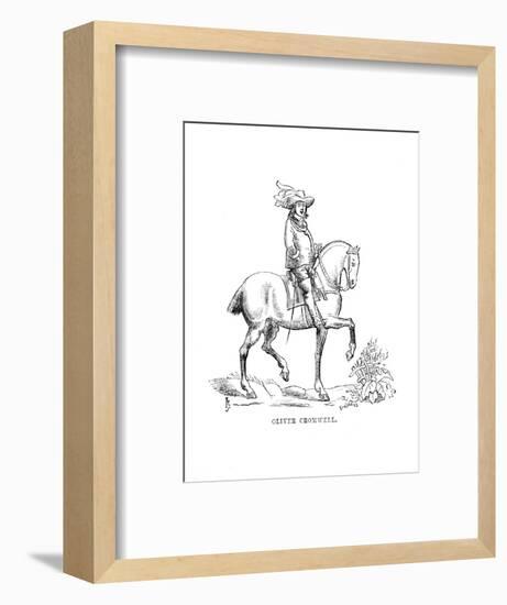 'Oliver Cromwell', c1870-Unknown-Framed Giclee Print