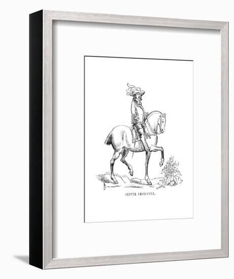 'Oliver Cromwell', c1870-Unknown-Framed Giclee Print