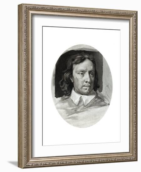 Oliver Cromwell, English Military Leader and Politician,1657-Samuel Cooper-Framed Giclee Print