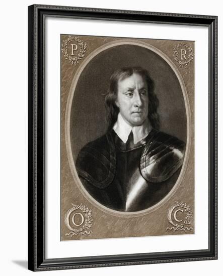 Oliver Cromwell, English Military Leader and Politician,1657-Peter Lely-Framed Giclee Print